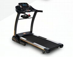 Super wider running deck treadmill for home use