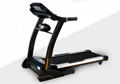 Super wider running deck treadmill for home use 4