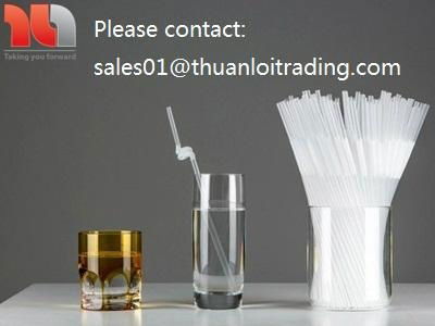 Disposable Plastic Drinking Straws - Thuan Loi Manufacturer