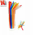 Eco-friendly, Economic Disposable Plastic Flexible Straws  2