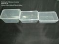 Clear Microwavable Food Containers - 100%PP 4