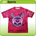 custom 100%polyester shooter shirts