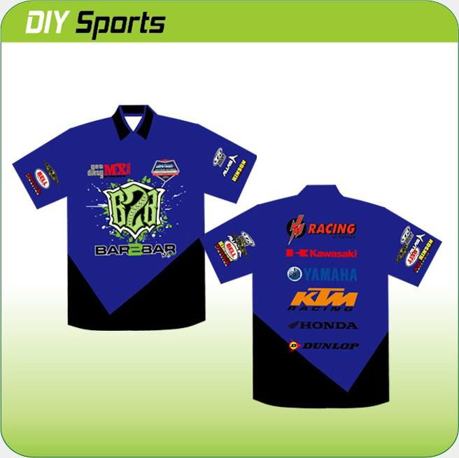 custom 3buttons BMX racing jerseys 4