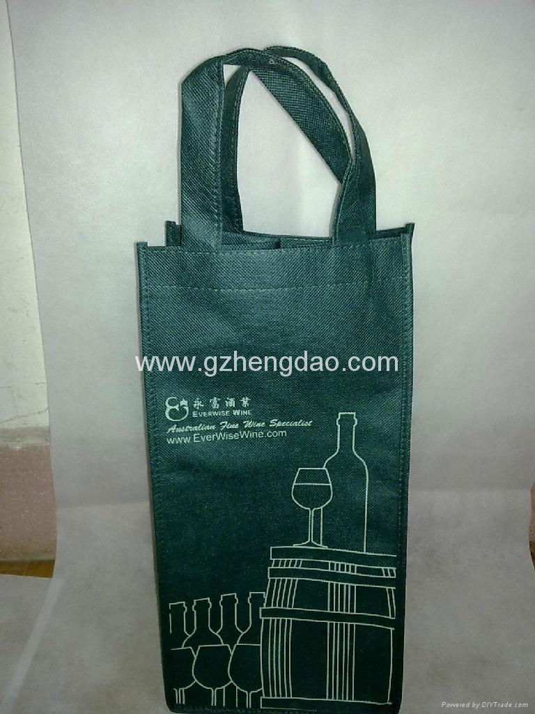 good non woven red wine bag 2