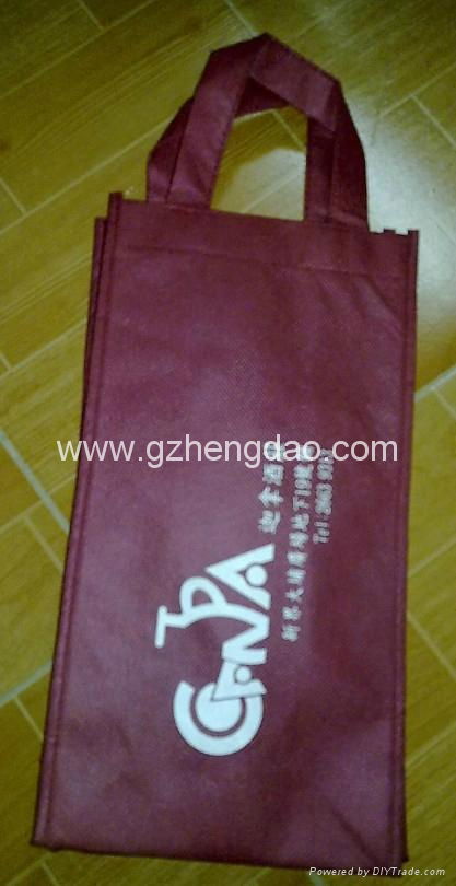good non woven red wine bag 5