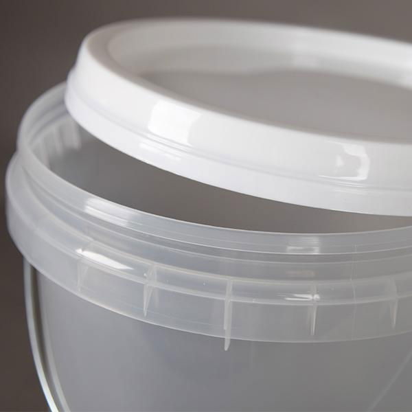 20L transparent printed plastic packaging bucket for food 2