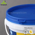 2L plastic pails  3