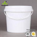 4L clear plastic candy bucket with