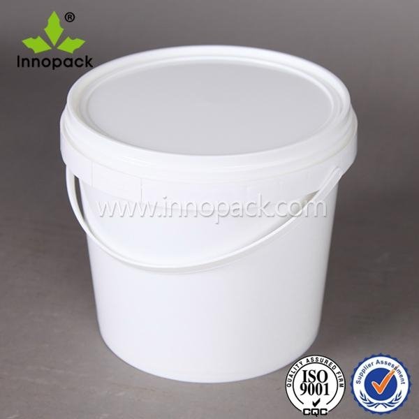 4L clear plastic candy bucket with handle  4