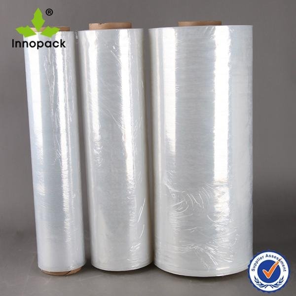 clear LLDPE plastic stretch wrap film for cargo packaging 4
