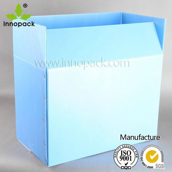 Blue folding plastic cherry tomato packing box  3