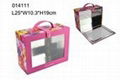 PVC window cosmetic box with color printing