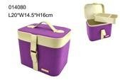 High quality recyclable leather jewelry box for cosmetic