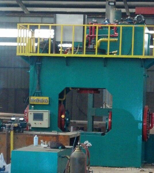 carbon steel 12" equal tee machine