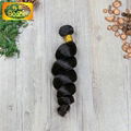 Wholesale free shipping 1b natural color INDIAN rebecca hair 2