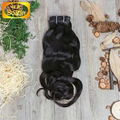 Wholesale free shipping 1b natural color INDIAN rebecca hair 1