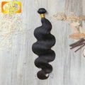 Wholesale free shipping 1b natural color INDIAN rebecca hair 5