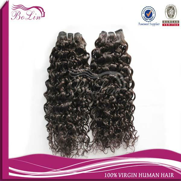 More soft and thick grade 7a deep curly virgin human hair  4