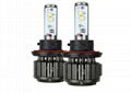 Aluminum Alloy 40 Watt White Automotive LED Headlights bulbs H13