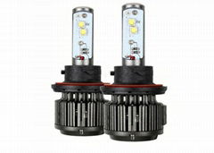 Aluminum Alloy 40 Watt White Automotive LED Headlights bulbs H13