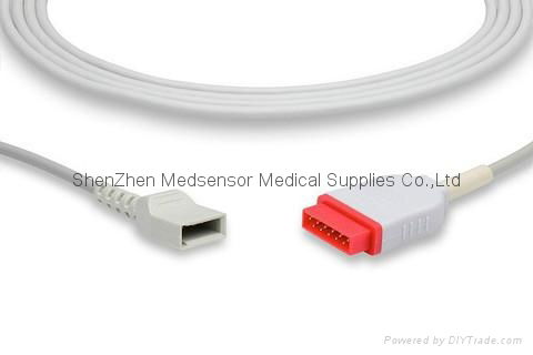 Compatible with Ge Marquette IBP Transducer Cable 700075-001