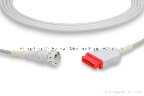 Compatible with Ge Marquette IBP Transducer Cable 700075-001 2