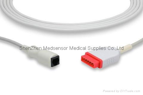 Compatible with Ge Marquette IBP Transducer Cable 700075-001 3