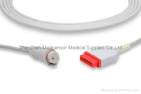 Compatible with Ge Marquette IBP Transducer Cable 700075-001 4