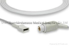 AAMI 6P IBP transducer interface cable