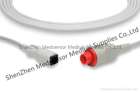 compatible with Spacelabs IBP transducer Adapter Cable 4