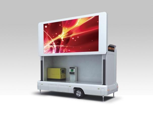 OUTDOOR ADVERTISING MOBILE LED SCREEN MOUNTED EVM-B