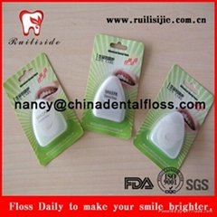 Customized bulk dental floss products triangle shape dental floss