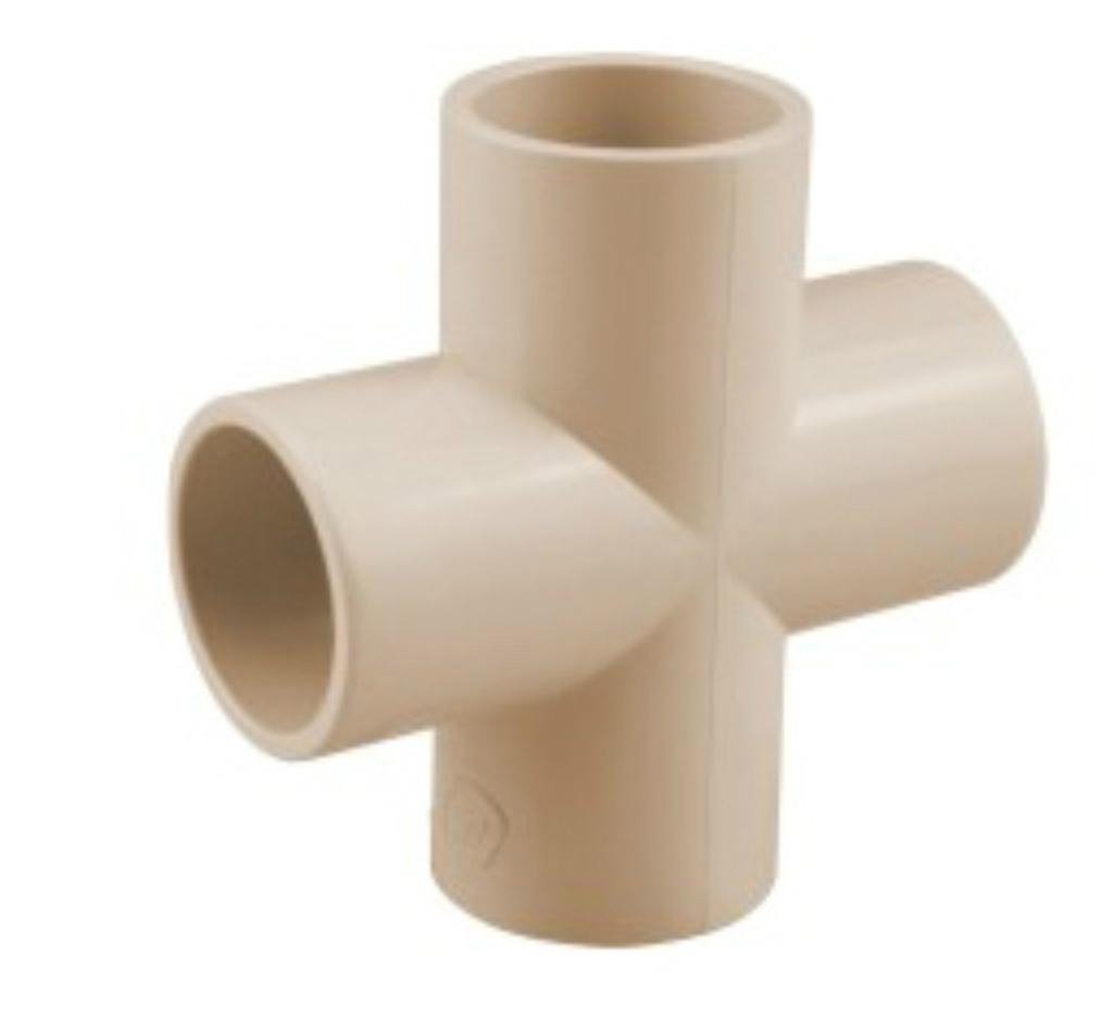 manufacturing plastic factory made plumbing fitting cpvc cross tee
