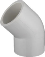 ASTM Standard pvc 45deg elbow pipe fittings for sanitary