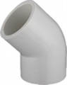 ASTM Standard pvc 45deg elbow pipe fittings for sanitary