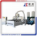 Big Size Woodworking CNC Router Machine Vacuum  ZKM-1325A-6.0KW 1300*2500mm 1