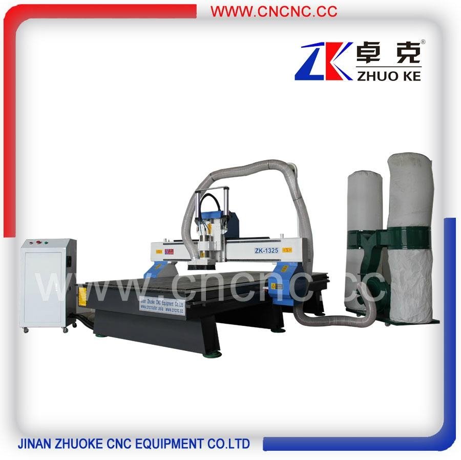 Heavy duty Wood CNC Router engraver cutter with air cylinder ZKM-1325B-5.5KW 