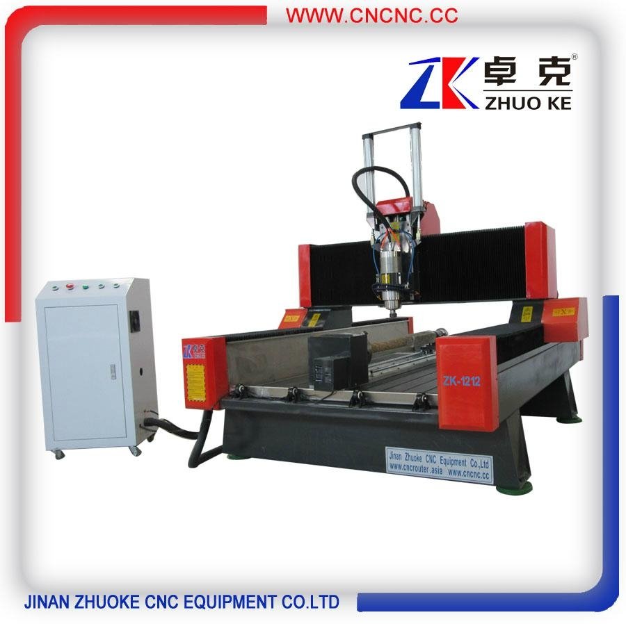 Heavy duty 4 axis marble granite stone cnc router ZK-9015 900*1500mm