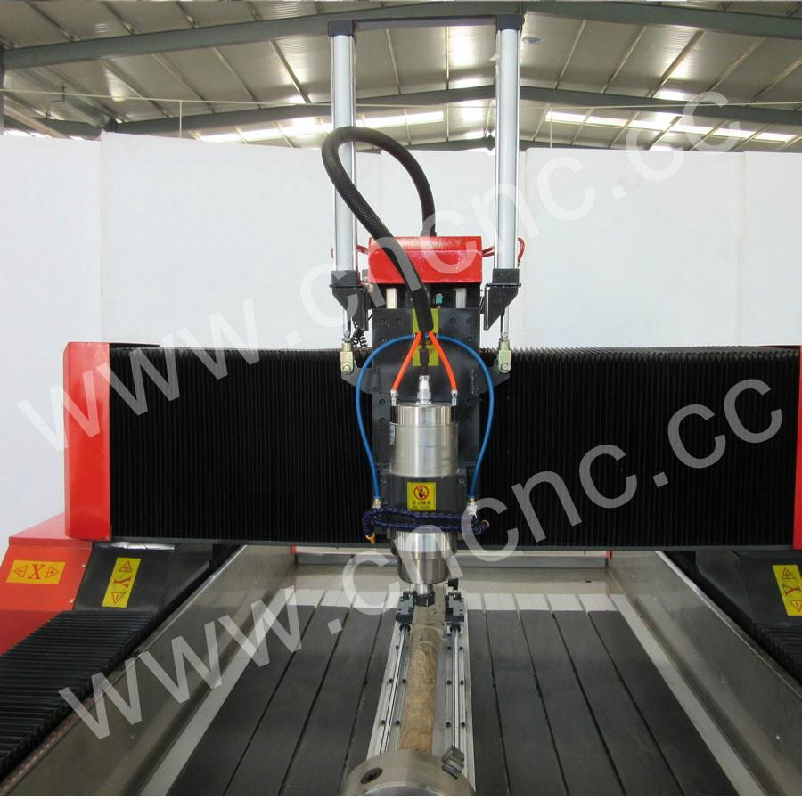 Heavy duty 4 axis marble granite stone cnc router ZK-9015 900*1500mm 4