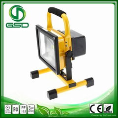 Portable led flood light with senor 20w