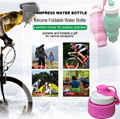 Wholesale Best Outdoor Sports Products Foldable Drink Water Bottle 2
