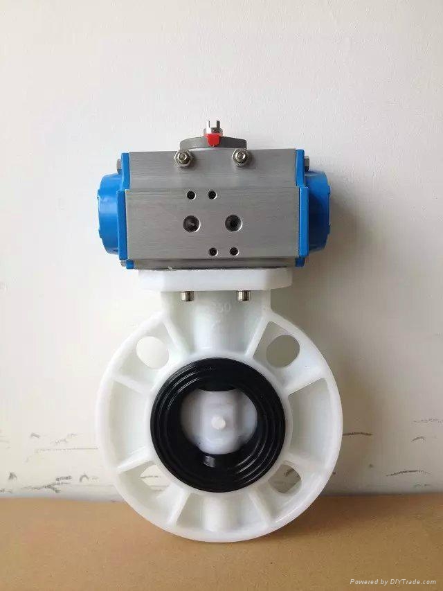 深圳市英威科自动化设备有限公司供应气动pp蝶阀   dn50～dn200   ppr
