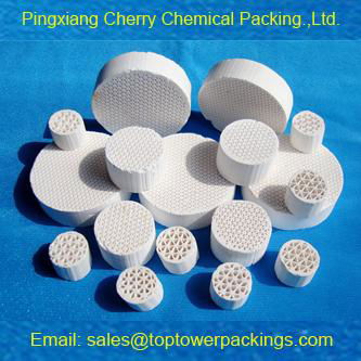 Honeycomb ceramic regenerator 3