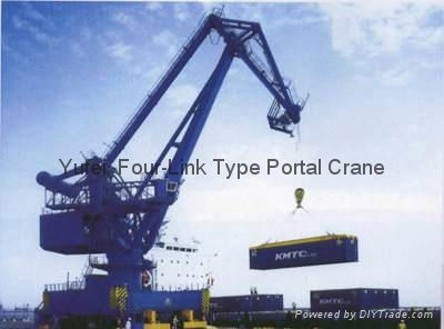 Four-Link Type Portal Crane