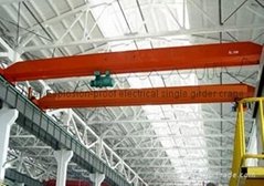 Explosion-proof electrical single girder crane