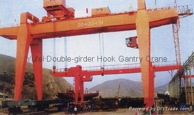 Double-girder Hook Gantry Crane