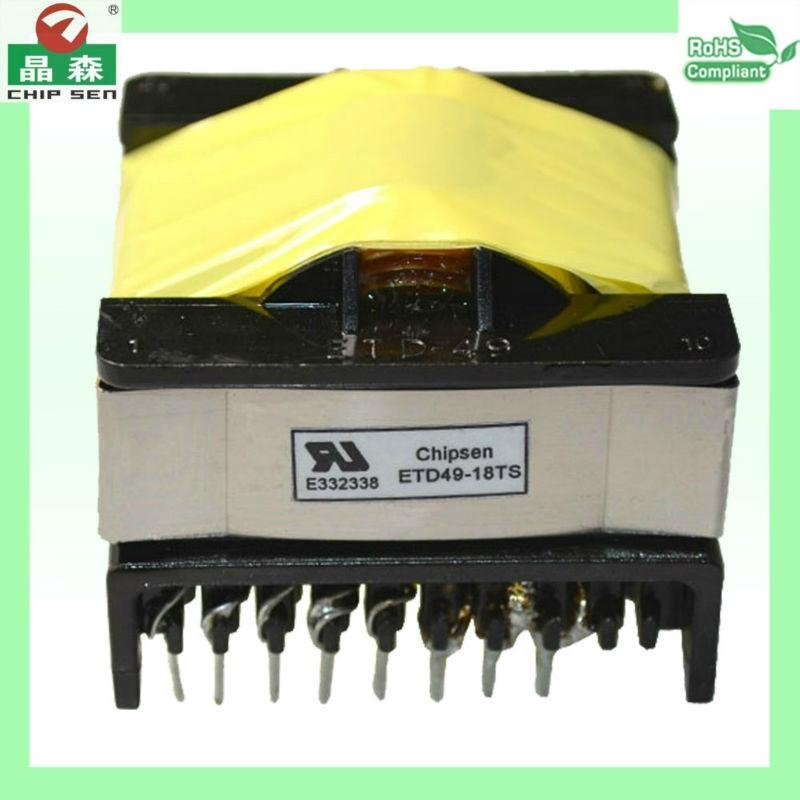 UL compliant EE Type 3w-200w High Voltage High Frequency Transformer used in LED 4