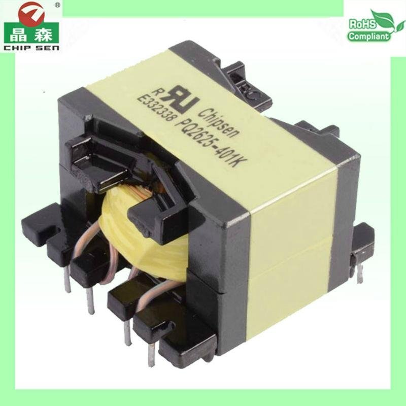 UL compliant EE Type 3w-200w High Voltage High Frequency Transformer used in LED 3