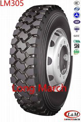 Chinese 11R22.5 TBR Longmarch Roadlux Radial Mining Truck Tyre (LM305)