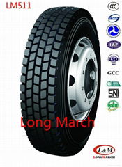 295/80R22.5 Hot Long March China Radial Truck Tire with EU (LM511)